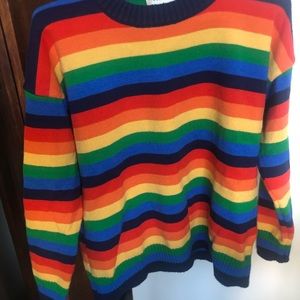 Super fun & cheerful Acne Studios sweater size 38. Really comfy with stretch!